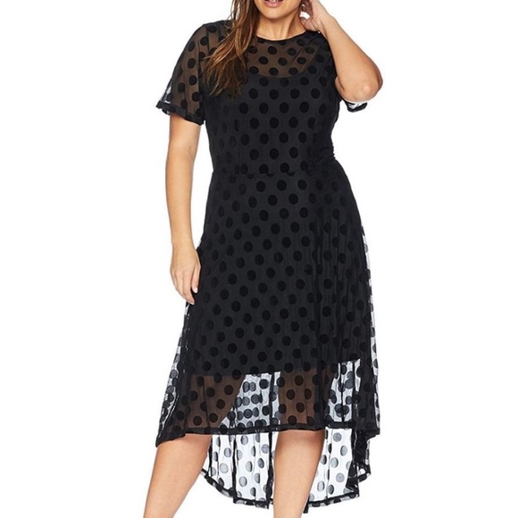 High low polka dot dress - Picture 1 of 13